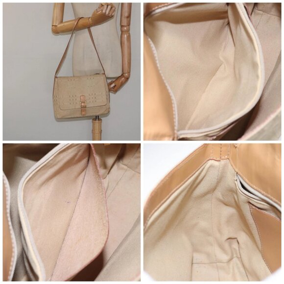 BURBERRY Nova Check Shoulder Bag Canvas Beige - Picture 16 of 16